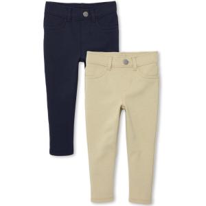 imageThe Childrens Place BabyGirls And Toddler Girls Ponte Knit Pull On JeggingsSandyTidal 2 Pack