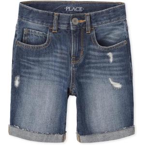 imageThe Childrens Place Boys Denim ShortsDistressed Maguire Wash