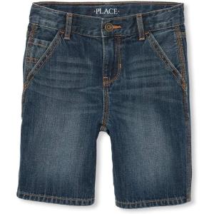 imageThe Childrens Place Boys Denim ShortsLight Medium Stone Wash
