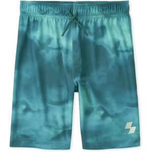 imageThe Childrens Place Boys Performance Basketball ShortsArctic Ice