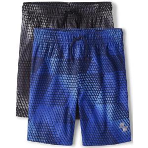 imageThe Childrens Place Boys Performance Basketball ShortsMesh Print 2pack