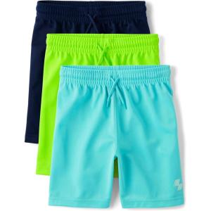 imageThe Childrens Place Boys Performance Basketball ShortsSolid Color 3pack