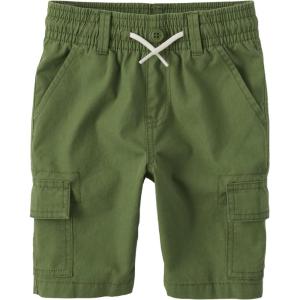 imageThe Childrens Place Boys Pull on Cargo ShortsOlive Single