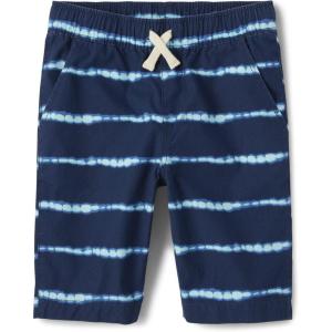 imageThe Childrens Place Boys Pull on Jogger ShortsBlue Tidal