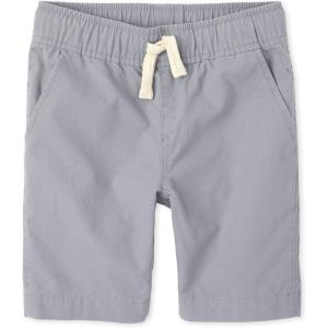 imageThe Childrens Place Boys Pull on Jogger ShortsFin Gray Single