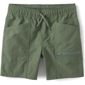 imageThe Childrens Place Boys Quick Dry Pull on Cargo Shorts 55Greenwich