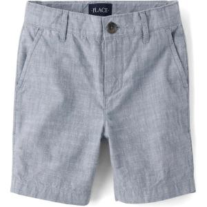 imageThe Childrens Place Boys Textured Chino ShortsThunderstorm