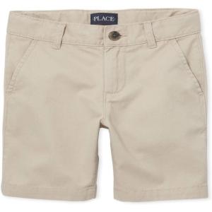 imageThe Childrens Place Boys Uniform Chino ShortsSandwash Single