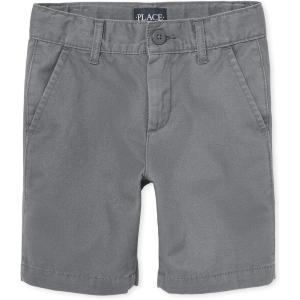 imageThe Childrens Place Boys Uniform Chino ShortsStorm Single