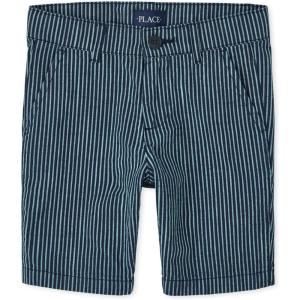 imageThe Childrens Place Boys Uniform Chino ShortsTidal Stripe