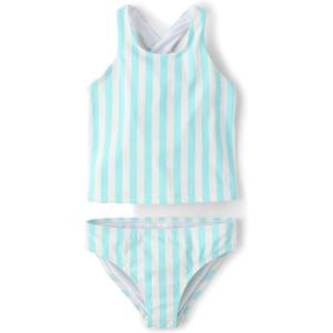 imageThe Childrens Place Girls 2Piece Tankini SwimsuitSeagrove Stripe