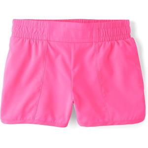 imageThe Childrens Place Girls Active Quick Dry Lined ShortsNeon Peony