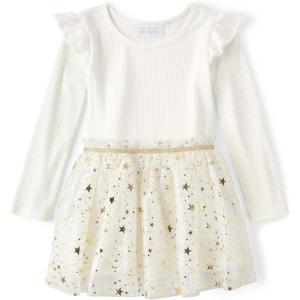 imageThe Childrens Place baby girls Heart Mesh Tutu DressHoliday Sparkle