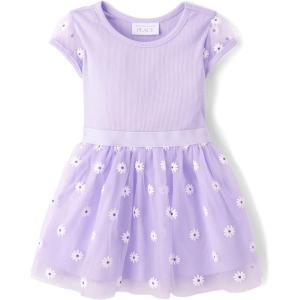 imageThe Childrens Place baby girls Heart Mesh Tutu DressLoveable Flower Mesh