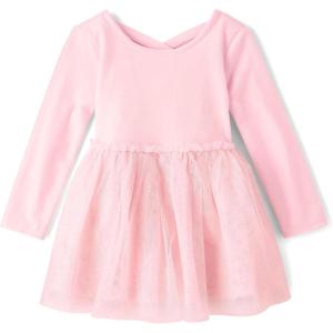 imageThe Childrens Place baby girls Heart Mesh Tutu DressRose Mist