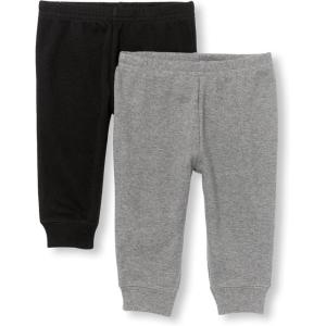 imageThe Childrens Place babyboys Cotton PantsH GreyBlack