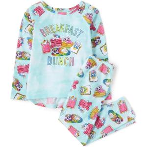 imageThe Childrens Place boys Long Sleeve Top and Pants 2 Piece Pajama SetBreakfast Bunch