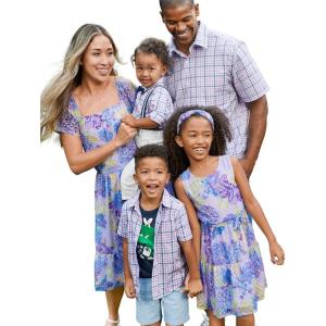 imageThe Childrens Placeand Toddler Short Sleeve Dressy DressPurple Floral