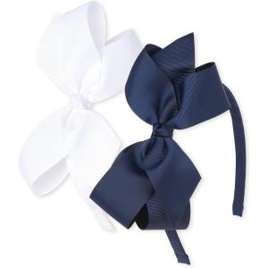 imageThe Childrens PlacegirlsHeadbandNAVYWHITE 2 PACKNOSIZE