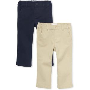 imageand Toddler Bootcut Chino PantsSandyTidal 2pack