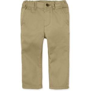 imageand Toddler Stretch Straight Chino PantsFlax Single