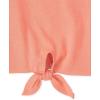 imageThe Childrens Place Baby Girls and Toddler Tie Front Tank TopsDaisy GinghamPeach Tie 2pack