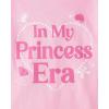 imageThe Childrens Place Girls SportsTrendsIcons Short Sleeve Graphic TShirts3 PackFriendsFloral HeartPrincess Era
