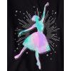 imageThe Childrens Place Girls SportsTrendsIcons Short Sleeve Graphic TShirts3 PackLove GymnasticsSportsBallerina