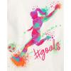 imageThe Childrens Place Girls SportsTrendsIcons Short Sleeve Graphic TShirts3 PackPlay Like GirlDancerGoals