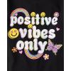 imageThe Childrens Place Girls SportsTrendsIcons Short Sleeve Graphic TShirts3 PackPositive VibesLeadersKind
