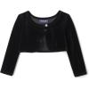 imageThe Childrens Place Baby Girls and Toddler Long Sleeve Shrug CardiganBlack Velour