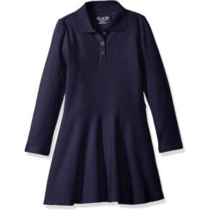 imageThe Childrens Place Girls Pique Polo DressDark Blue