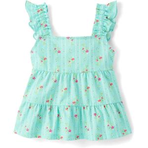 imageThe Childrens Place Girls Sleeveless Knit TopsMint Tea Tiered