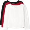 imageThe Childrens Place Girls Long Sleeve Basic Layering Tees
