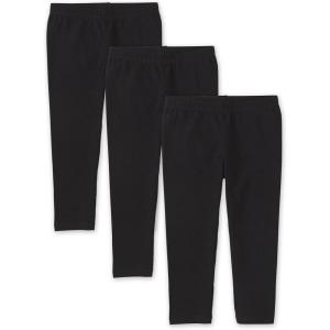 imageThe Childrens Place Girls Essential Capri LeggingsBlack 3pack