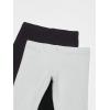 imageThe Childrens Place Girls LeggingsBlack Light Gray 2pack