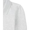 imageThe Childrens Place Girls Uniform Long Sleeve Ruffle Pique PoloHeather Grey
