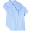 imageThe Childrens Place Girls Short Sleeve Ruffle Pique Polo 5 PackDaybreak
