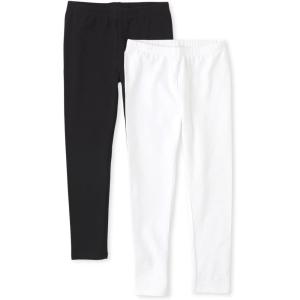 imageThe Childrens Place Girls LeggingsBlackWhite
