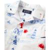 imageThe Childrens Place Baby Boys and Toddler Poplin Short Sleeve Button Down ShirtSailboats