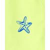 imageThe Childrens Place Baby Boys and Toddler Short Sleeve Rashguard and BottomsLime Starfish