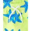 imageThe Childrens Place Baby Boys and Toddler Short Sleeve Rashguard and BottomsLime Starfish