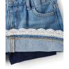 imageThe Childrens Place Baby Girls And Toddler Denim SkortReagan Wash Lace
