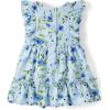 imageThe Childrens Place Baby Girls and Newborn Ruffle Dressy DressWhirlwhind Blue Floral