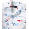 imageThe Childrens Place Boys Short Sleeve Poplin Button Down ShirtSailboats