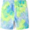 imageThe Childrens Place Boys Short Sleeve Rashguard and Swim Trunk 2piece SetTie Dye Yellow