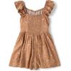 imageThe Childrens Place Girls Flutter RomperHoney