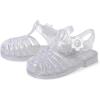 imageThe Childrens Place Girls Girls Jelly Fisherman SandalsClear Silver Glitter