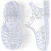 imageThe Childrens Place girls And Toddler Girls Jelly Fisherman SandalsSandalClear Silver Glitter