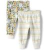 imageThe Childrens Place Baby Boys Cotton PantsHalo White 2pack